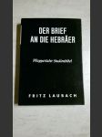Wuppertaler Studienbibel. Der Brief an die Hebräer - náhled
