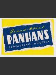 Rakousko Etiketa Grand Hotel Panhans Semmering - náhled