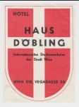 Rakousko Etiketa Hotel Haus Döbling Wien - náhled