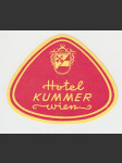 Rakousko Etiketa Hotel Kummer Wien - náhled