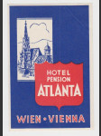 Rakousko Etiketa Hotel Pension Atlanta Wien - náhled
