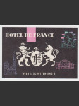 Rakousko Etiketa Hotel de France Wien - náhled