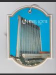 Korea vintage zavazadlový štítek Hotel Lotte Seoul - náhled