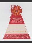 India vintage zavazadlový štítek Akbar Hotel Chanakyapuri New Delhi - náhled
