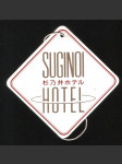 Japonsko vintage zavazadlový štítek Suginoi Hotel Beppu - náhled