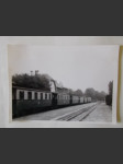 Parní vlak - dobové foto 10,5 x 7,5 cm - náhled