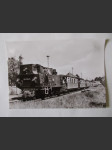 Parní vlak - dobová pohlednice 10,5 x 15 cm - náhled