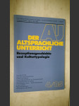 Der altsprachliche Unterricht. Rezeptionsgeschichte und Kulturtypologie 4/85 - náhled