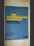 Der altsprachliche Unterricht. Lateinunterricht und Neue Sprachen 1/81 - náhled