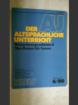 Der altsprachliche Unterricht. Rezeptionsgeschichte II Von Homer bis Camus 6/80 - náhled