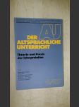 Der altsprachliche Unterricht. Theorie und Praxis der Interpretation 6/87 - náhled