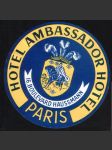 Francie Etiketa Hotel Ambassador Paris - náhled