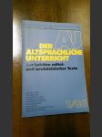 Der altsprachliche Unterricht. Zur Lektüre mittel- und neulateinischer Texte 1/86 - náhled