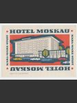 Německo Etiketa Hotel Moskau Karl-Marx-Stadt (Chemnitz) - náhled