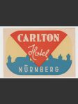 Německo Etiketa Carlton Hotel Nürnberg - náhled