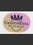 Německo Etiketa Grand-Hotel Nürnberg - náhled