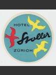 Švýcarsko Etiketa Hotel Stoller Zürich - náhled