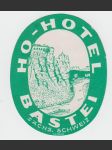 Německo Etiketa HO-Hotel Bastei Sächs. Schweiz - náhled