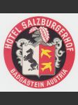 Rakousko Etiketa Hotel Salzburgerhof Badgastein - náhled