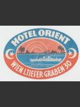 Rakousko Etiketa Hotel Orient Wien - náhled