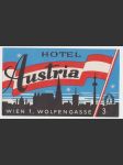 Rakousko Etiketa Hotel Austria Wien - náhled