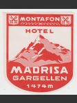 Rakousko Etiketa Montafon Hotel Madrisa Gargellen - náhled