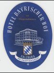 Rakousko Etiketa Hotel Bayerischer Hof Salzburg - náhled