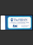 Fiji vintage zavazadlový samolepka The Fijian A  Shangri-La International Hotel - náhled