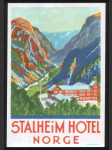 Norsko Etiketa Stalheim Hotel - náhled