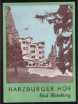 Německo Etiketa Harzburger Hof Bad Harzburg - náhled