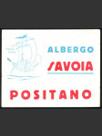 Itálie Etiketa Albergo Savoia Positano - náhled