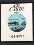 Švýcarsko Etiketa Hotel Eden Genève - náhled