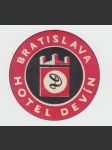 Etiketa Hotel Devín Bratislava - náhled
