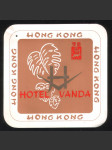 Hong Kong vintage zavazadlový štítek Hotel Vanda - náhled