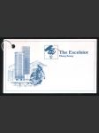 Hong Kong vintage zavazadlový štítek The Excelsior Hotel - náhled