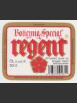 Pivní etiketa Bohemia Special Regent Export - náhled