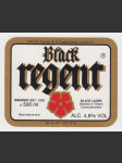 Pivní etiketa Black Regent Export - náhled