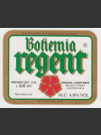 Pivní etiketa Bohemia Regent Export - náhled