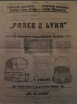Práce z lýka - 1913 - reklama na knihu - náhled
