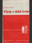 Vlády v době krise - náhled