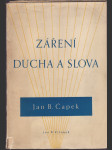 Záření ducha a slova - literární stati a studie československé - náhled