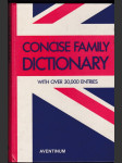 Concise family dictionary - with over 30,000 entries - náhled