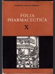 Folia pharmaceutica. Sv. 10 - náhled