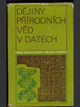 Dějiny přírodních věd v datech - Chronologický přehled - náhled