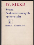 4. sjezd Svazu Československých spisovatelů - protokol - Praha 27.-29. června 1967 - náhled