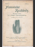 Historické rozhledy - poučné čtení pro mládež českoslovanskou 2/1900 - náhled