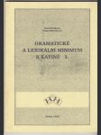 Gramatické a lexikální minimum k Latině I - náhled