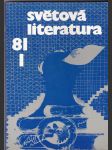 Světová literatura - revue zahraničních literatur 1/1981 - náhled