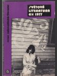 Světová literatura - revue zahraničních literatur 6/1977 - náhled