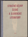 Stručné dějiny české a slovenské literatury - náhled